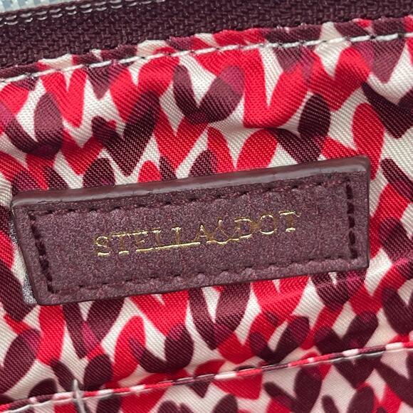 STELLA & DOT Love Clutch Tassel Zipper 8" x "10.5" Retired Discontinued Bag - Picture 4 of 11